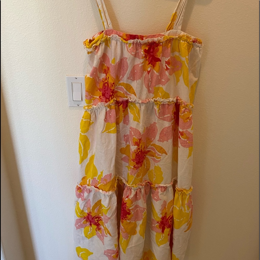 Free People Floral Beach Midi Dress